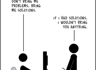 A Lean Environment is One Where They Present You With Solutions