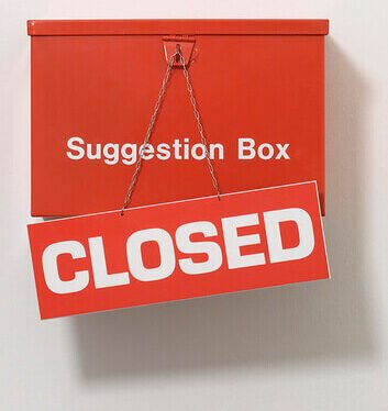 5 Reasons Why Suggestion Boxes Fail