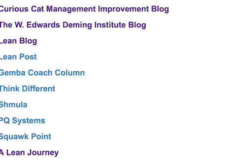 Recognition: Top 10 Management Improvement Blogs