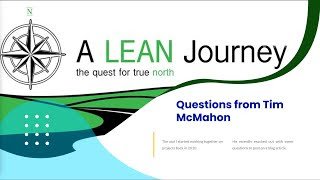 Meet-up: 5 Questions from Within the Lean Community With Tim McMahon Re-visited