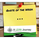 Lean Quote: Continuous Improvement Mindset