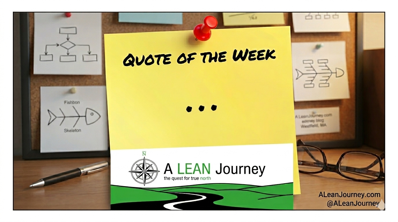 Lean Quote: Continuous Improvement Mindset – Why Nothing Is Ever Finished